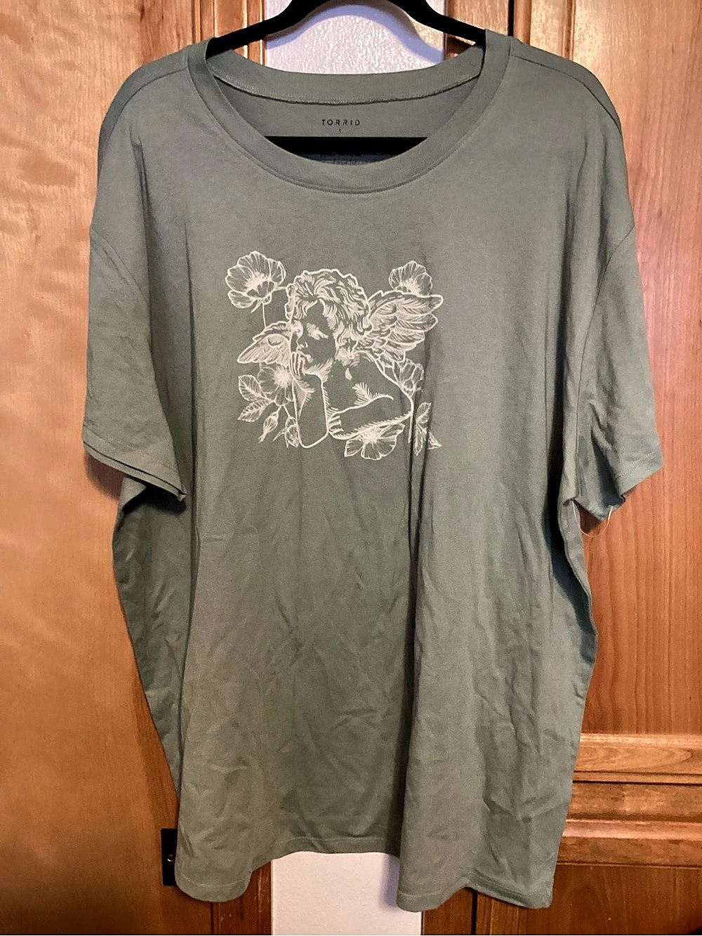 Torrid Relaxed Fit Graphic Tee in Green, Torrid 1(14/16), NWOT